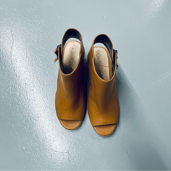 Sole Society - Open Toe Heels - Picture 1 of 3